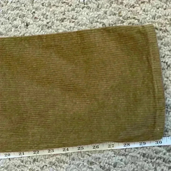 Levi's 314 Women's Size 32 x 30 Tan Mid-Rise Shaping Straight Corduroy Jeans NEW - Picture 9 of 11